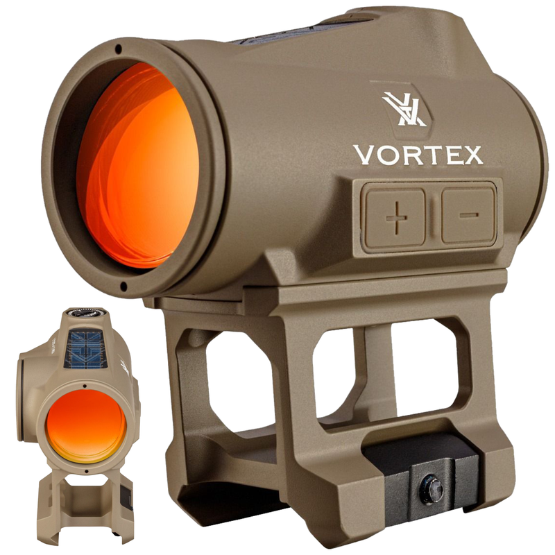 Vortex Optics Crossfire II 2 MOA Solar Red Dot Tan (CF2-RD2-SLR-T)