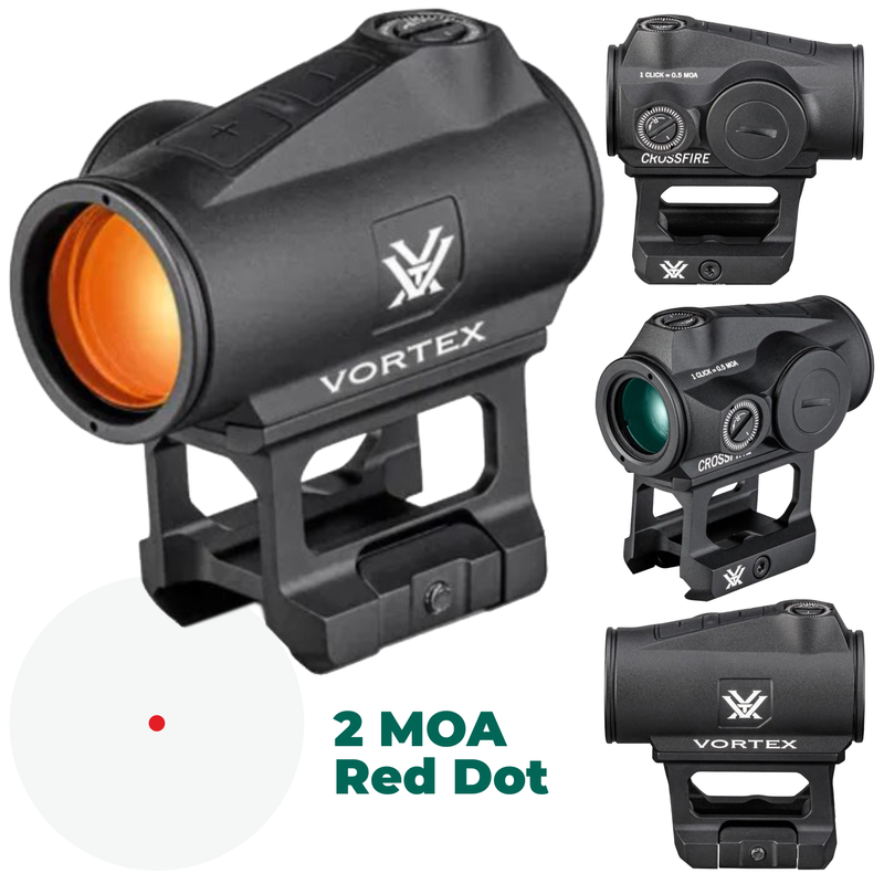 Vortex Optics Crossfire II 2 MOA Red Dot (CF2-RD2)