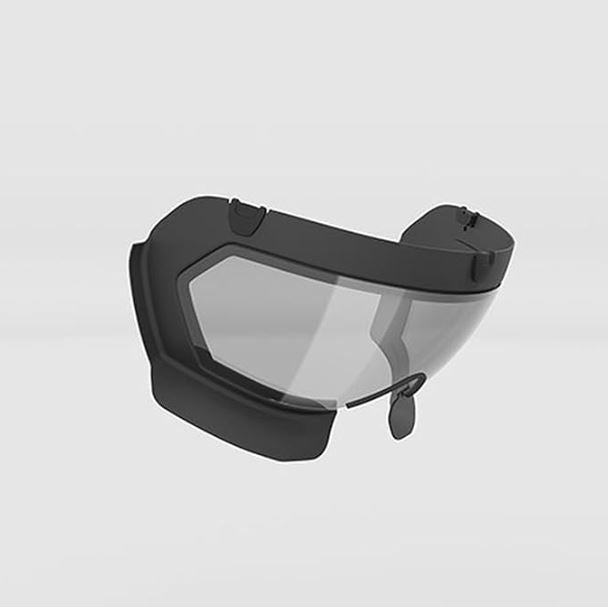 Kask Adult Bike Helmet Accessory AERO PRO VISOR Clear/Silver Mirror