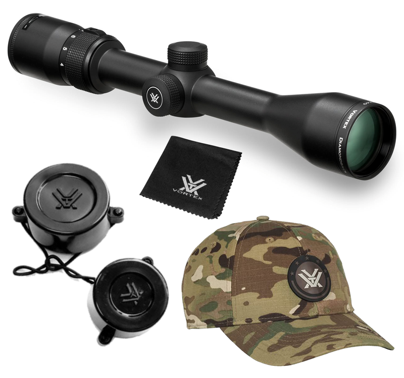 Vortex Optics DBK-04-BDC Diamondback 4-12x40 BDC with Vortex Optics Hat Bundle