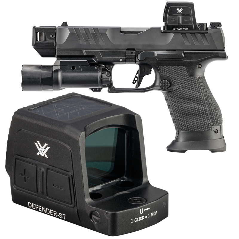Vortex Optics Defender-ST Enclosed Solar 3 MOA Dot / 32 MOA Circle Micro Red Dot (DFST-MRD3-E)