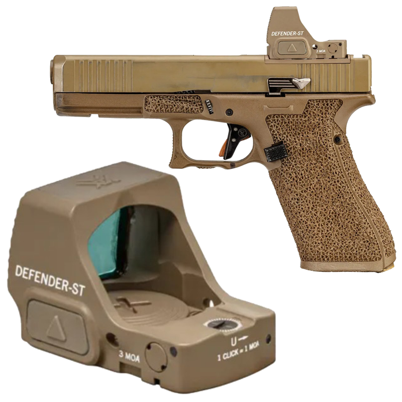 Vortex Optics Defender-ST 3 MOA Micro Red Dot Tan (DFST-MRD3-T)