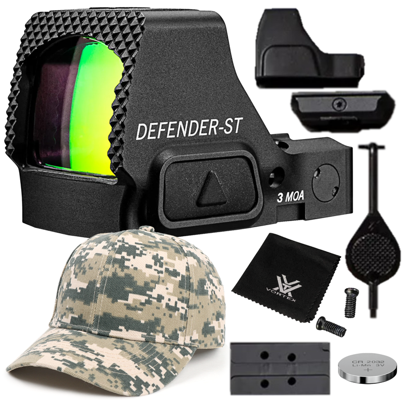 Vortex Optics Defender-ST Micro Red Dot Sight (DFST-MRD3/DFST-MRD6)