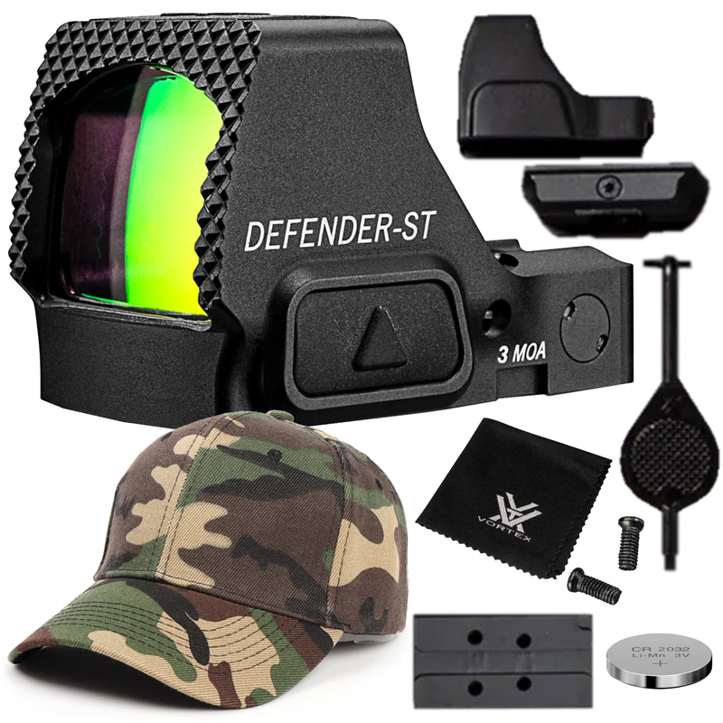 Vortex Optics Defender-ST Micro Red Dot Sight (DFST-MRD3/DFST-MRD6)