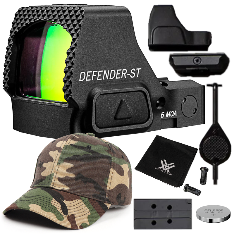 Vortex Optics Defender-ST Micro Red Dot Sight (DFST-MRD3/DFST-MRD6)