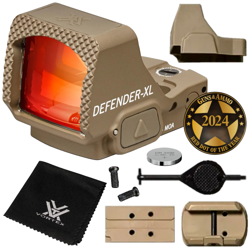 Vortex Optics Defender-XL 5 MOA Micro Red Dot, TAN (DFXL-MRD5-T)