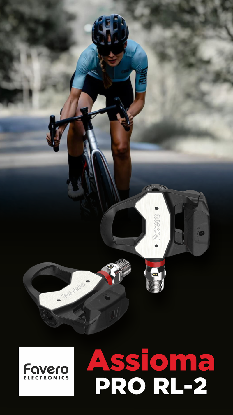 Favero Assioma PRO RL-1/RL-2 Power Meter Pedals with Look Keo Cleat Options | Wearable4U Bundle