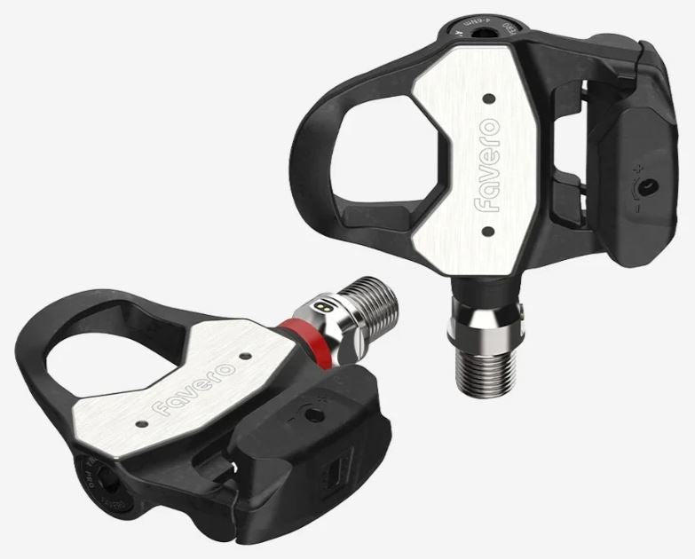 Favero Assioma PRO RL-1/RL-2 Single/Double Side Look Keo Compatible Power Meter Pedals, Easy-to-Transfer, Cycling Dynamics w/ Wearable4U Bundle