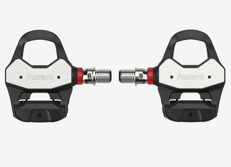 Favero Assioma PRO RL-1/RL-2 Single/Double Side Look Keo Compatible Power Meter Pedals, Easy-to-Transfer, Cycling Dynamics w/ Wearable4U Bundle