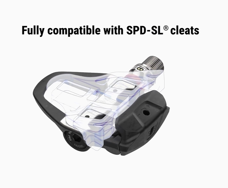 Favero Assioma PRO RS/MX Power Meter Pedal Sets – Road & MTB Compatibility, Easy-to-Transfer, Cycling Dynamics, Best Value with Wearable4U Bundle