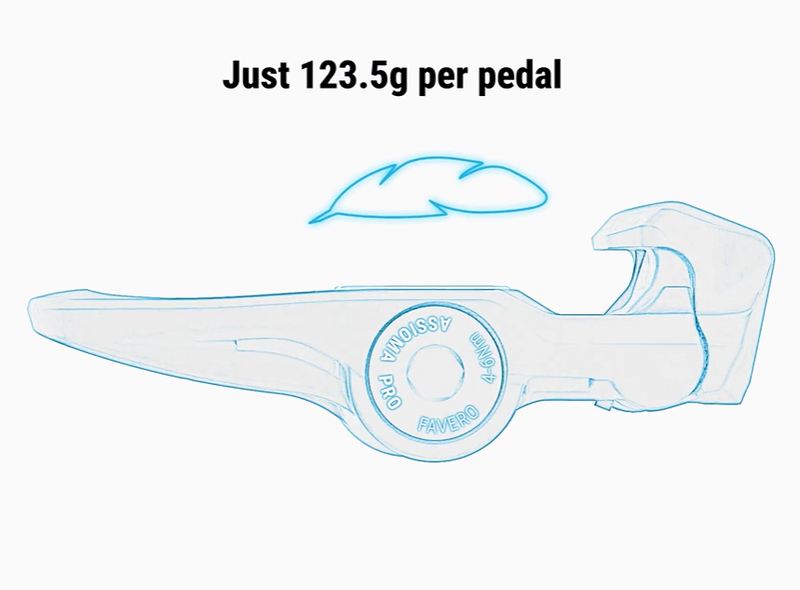 Favero Assioma PRO RS/MX Power Meter Pedal Sets – Road & MTB Compatibility, Easy-to-Transfer, Cycling Dynamics, Best Value with Wearable4U Bundle