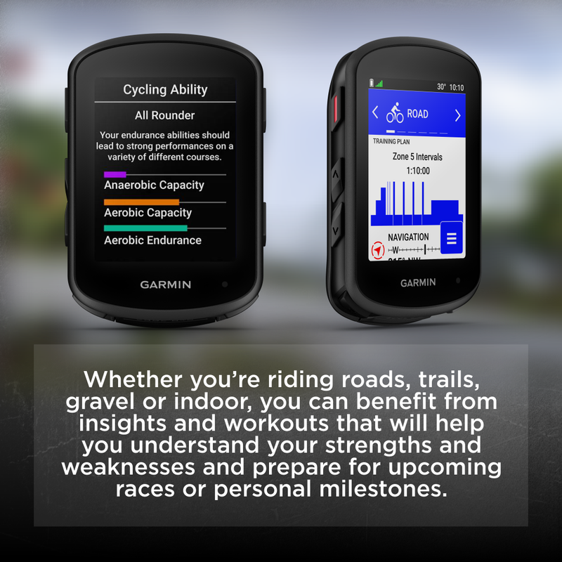 Garmin Edge 840 GPS Cycling Computer, Touchscreen, Button Controls, Advanced Navigation with Wearable4U Power Bank Bundle