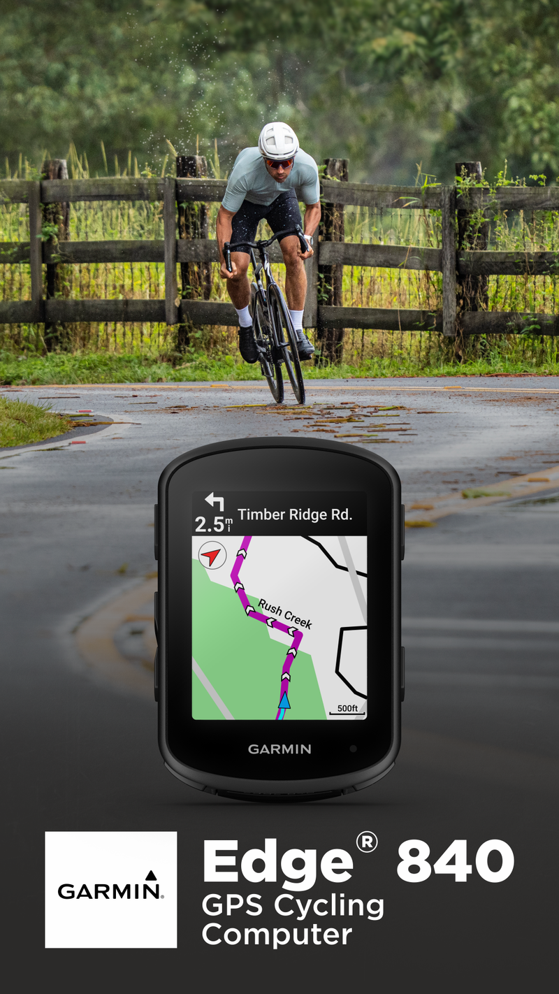 Garmin Edge 840 GPS Cycling Computer, Touchscreen, Button Controls, Advanced Navigation with Wearable4U Power Bank Bundle