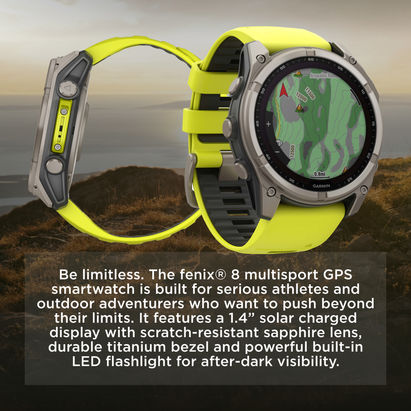 Garmin fenix 8, Multisport GPS Smartwatch, Wearable4U