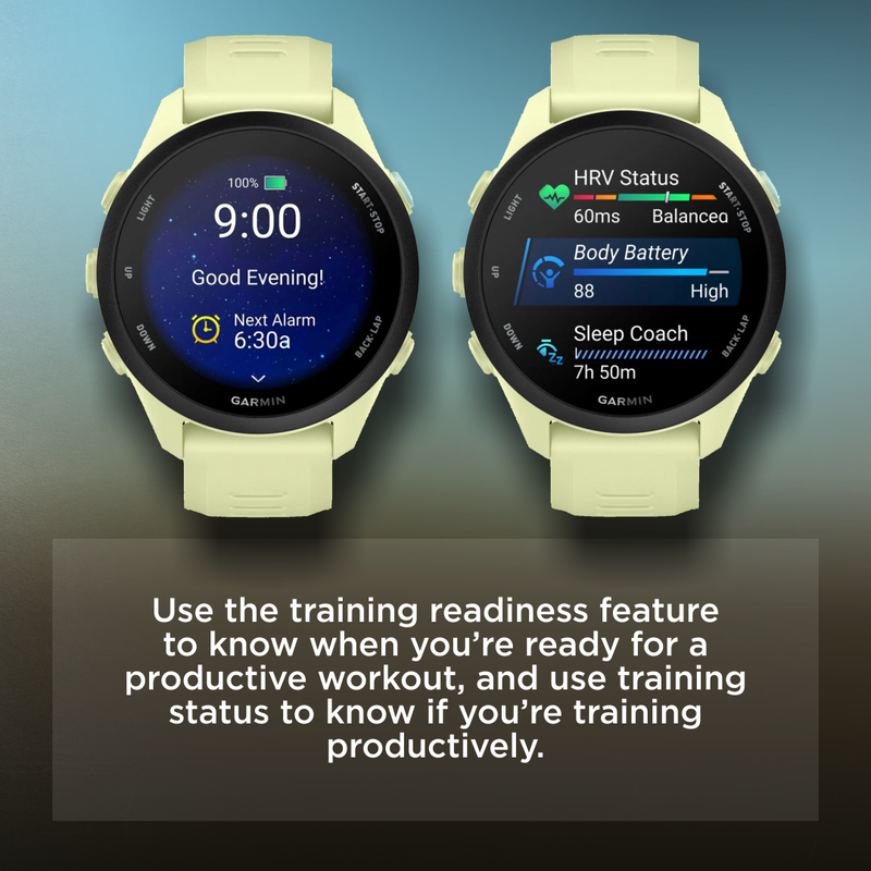 Garmin Forerunner 70 Easy-to-Use GPS Running Smartwatch AMOLED Touchscreen Display