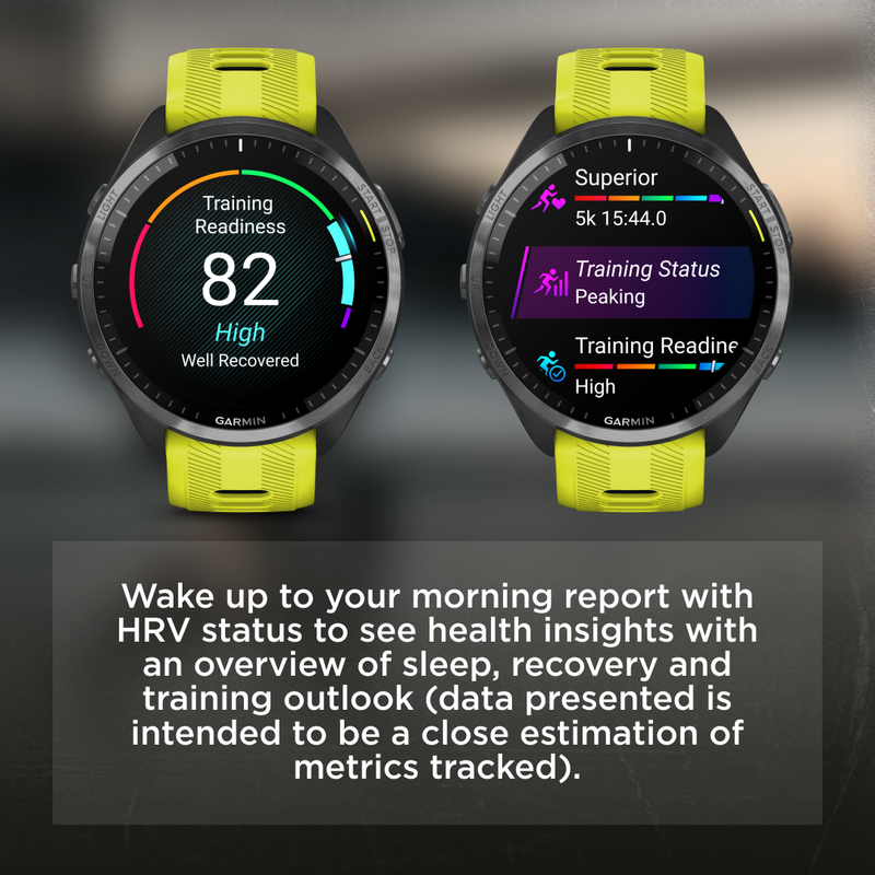 Forerunner 965 Premium GPS Running and Triathlon Titanium Smartwatch with AMOLED Touchscreen Display