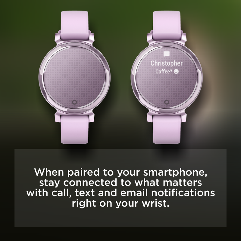 Garmin Lily 2  Women Small Stylish Smartwatch & Fitness tracker | Up to 5 days Battery Life, Health & Wellness Monitoring. with Wearable4U Gift Bundle