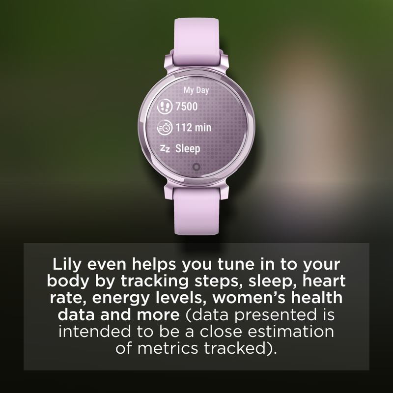 Garmin Lily 2  Women Small Stylish Smartwatch & Fitness tracker | Up to 5 days Battery Life, Health & Wellness Monitoring. with Wearable4U Gift Bundle