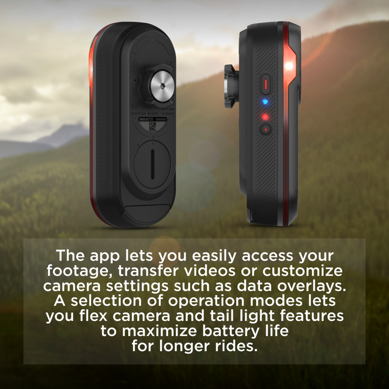 Garmin Varia RCT715 Bicycle Camera with Tail Light, Continuous Recording with Wearable4U Power Bank Bundle