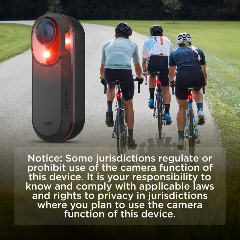 Garmin Varia RCT715 Bicycle Camera with Tail Light, Continuous Recording with Wearable4U Power Bank Bundle