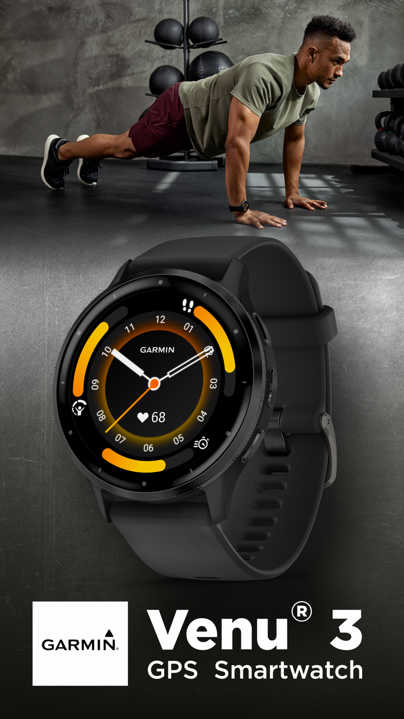 Garmin Venu 3 Series GPS Smartwatch AMOLED Display 41mm Watch, Advanced Health and Fitness Features, Wheelchair Mode, Sleep Coach with Wearable4U Bundle
