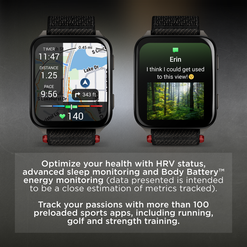 Garmin Venu X1 Thin and Lightweight GPS Smartwatch, AMOLED Display, Titanium Comfort Fit Nylon Band, Wearable4U