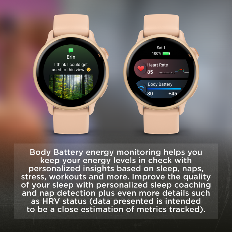 Garmin Vivoactive 6 - Health & Fitness GPS Smartwatch, 1.2" Bright AMOLED Display, Up to 11 Days of Battery | Wearable4U Bundle