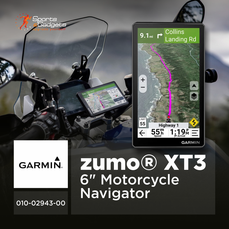 Garmin Zumo XT3 Rugged Motorcycle GPS Navigator | Wearable4U Power Bank Bundle
