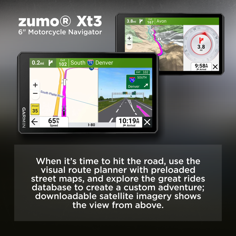 Garmin Zumo XT3 Rugged Motorcycle GPS Navigator | Wearable4U Power Bank Bundle