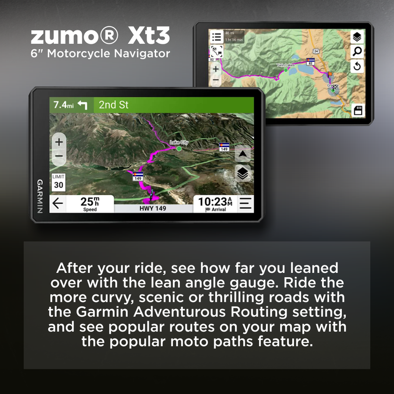 Garmin Zumo XT3 Rugged Motorcycle GPS Navigator | Wearable4U Power Bank Bundle