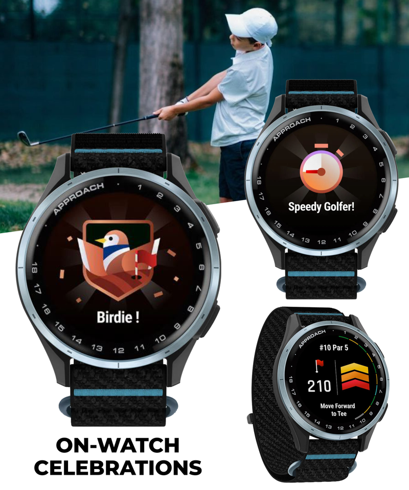 Garmin Approach J1, Junior Golf Watch with GPS, Bright & Colorful Display, Tee-Off Guidance, Essential Features for Learning & Improving | Wearable4U Bundle