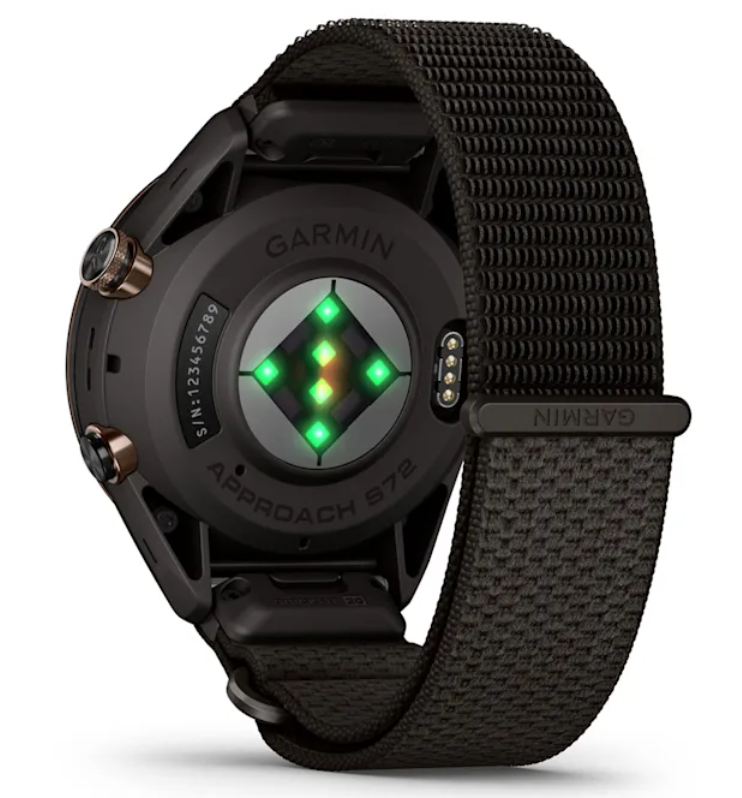 Garmin Approach S72 Golf GPS Smartwatch, AMOLED, Advanced Golf Features, Green Reading, Swing Metrics, 43,000+ CourseView Maps