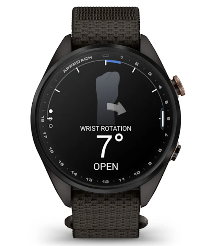 Garmin Approach S72 Golf GPS Smartwatch, AMOLED, Advanced Golf Features, Green Reading, Swing Metrics, 43,000+ CourseView Maps