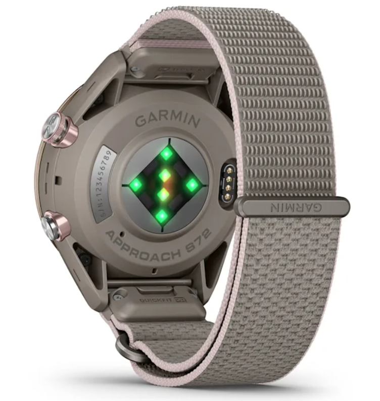 Garmin Approach S72 Golf GPS Smartwatch, AMOLED, Advanced Golf Features, Green Reading, Swing Metrics, 43,000+ CourseView Maps