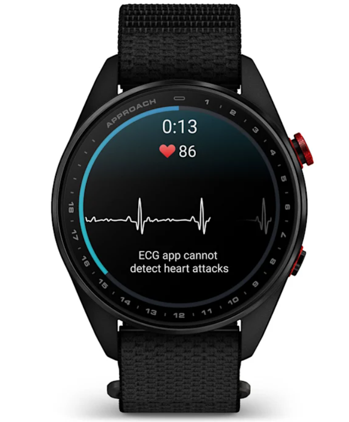 Garmin Approach S72 Golf GPS Smartwatch, AMOLED, Advanced Golf Features, Green Reading, Swing Metrics, 43,000+ CourseView Maps