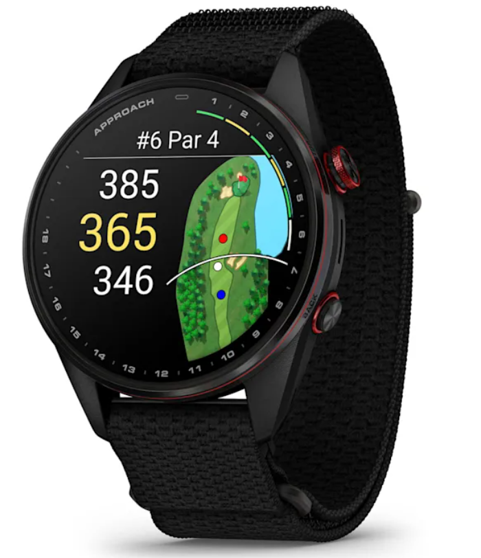 Garmin Approach S72 Golf GPS Smartwatch, AMOLED, Advanced Golf Features, Green Reading, Swing Metrics, 43,000+ CourseView Maps