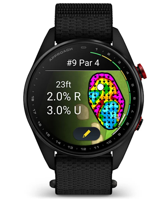 Garmin Approach S72 Golf GPS Smartwatch, AMOLED, Advanced Golf Features, Green Reading, Swing Metrics, 43,000+ CourseView Maps