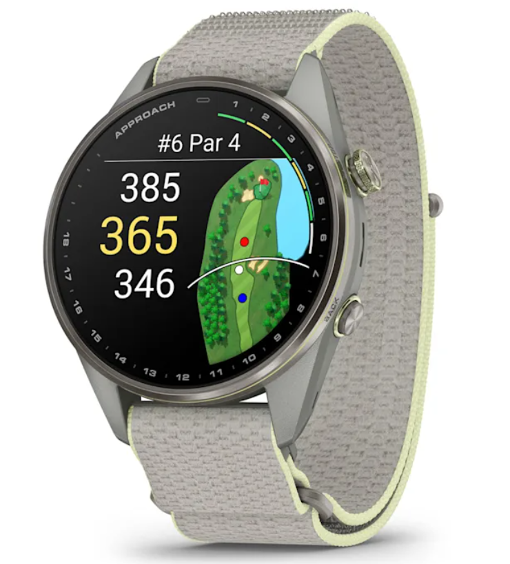Garmin Approach S72 Golf GPS Smartwatch, AMOLED, Advanced Golf Features, Green Reading, Swing Metrics, 43,000+ CourseView Maps