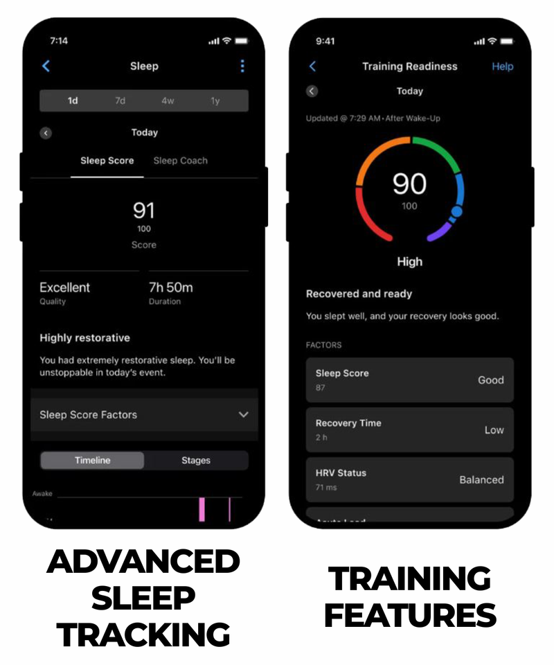 Garmin CIRQA Screenless Smart Band S-M/L-XL, Health & Fitness Tracker 24/7 | Wearable4U Bundle