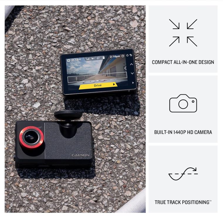 Garmin Catalyst 2 Racetrack Driving Performance Optimizer, On-Track Coaching, Leaderboards, Motorsports (010-03924-00) w/ Wearable4U PowerBank Bundle