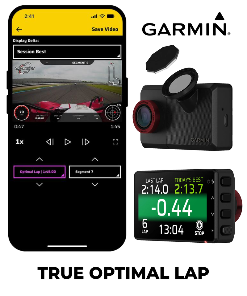 Garmin Catalyst 2 Racetrack Driving Performance Optimizer, On-Track Coaching, Leaderboards, Motorsports (010-03924-00) w/ Wearable4U PowerBank Bundle