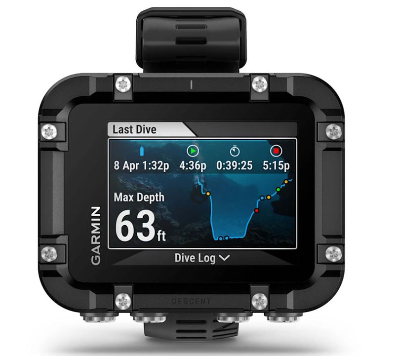 Garmin Descent X30, Rugged Dive Computer, Surface GPS, Button Controls, Up to 30 Hours of Battery Life, Vibrant 2.4-inch Color Display (010-03892-00) w/ Wearable4U Bundle