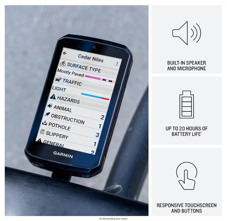 Garmin Edge 1060, Premium GPS Cycling Computer, Built for Performance-Driven Cyclists, Hands-Free Voice Control, Performance Insights (010-04598-00)