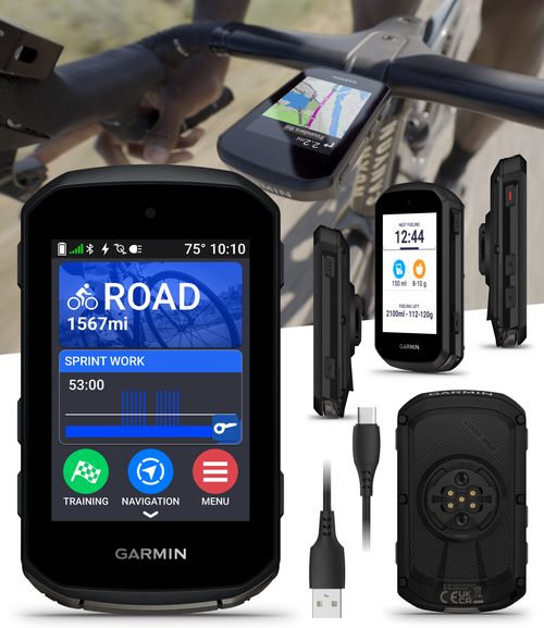 Garmin Edge 850 Compact GPS Cycling Computer, Vivid Color Touchscreen Display, Bike-Specific Mapping, Advanced Training & Performance Insights (010-03023-00) w/ Wearable4U Bundle