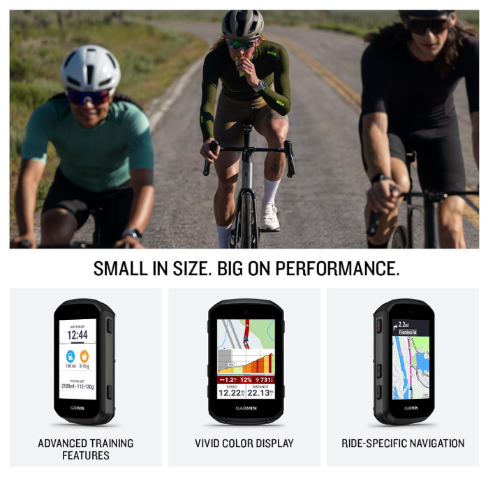 Garmin Edge 850 Compact GPS Cycling Computer, Vivid Color Touchscreen Display, Bike-Specific Mapping, Advanced Training & Performance Insights (010-03023-00) w/ Wearable4U Bundle