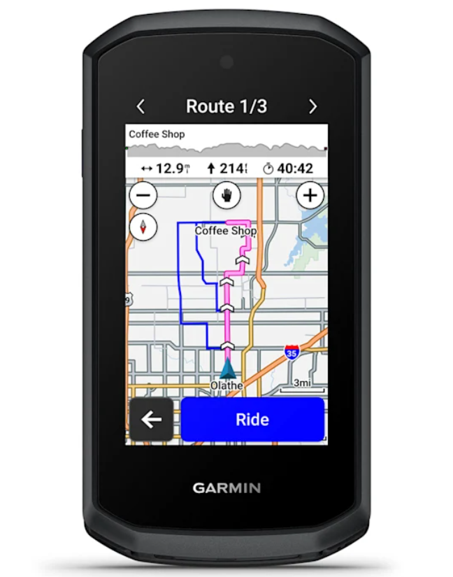 Garmin Edge Explore 3 Plus, Easy-to-Use Bike Computer, Built-In Speaker & Microphone, Voice Control, Superior Navigation, Responsive Touchscreen Display (010-04661-10)