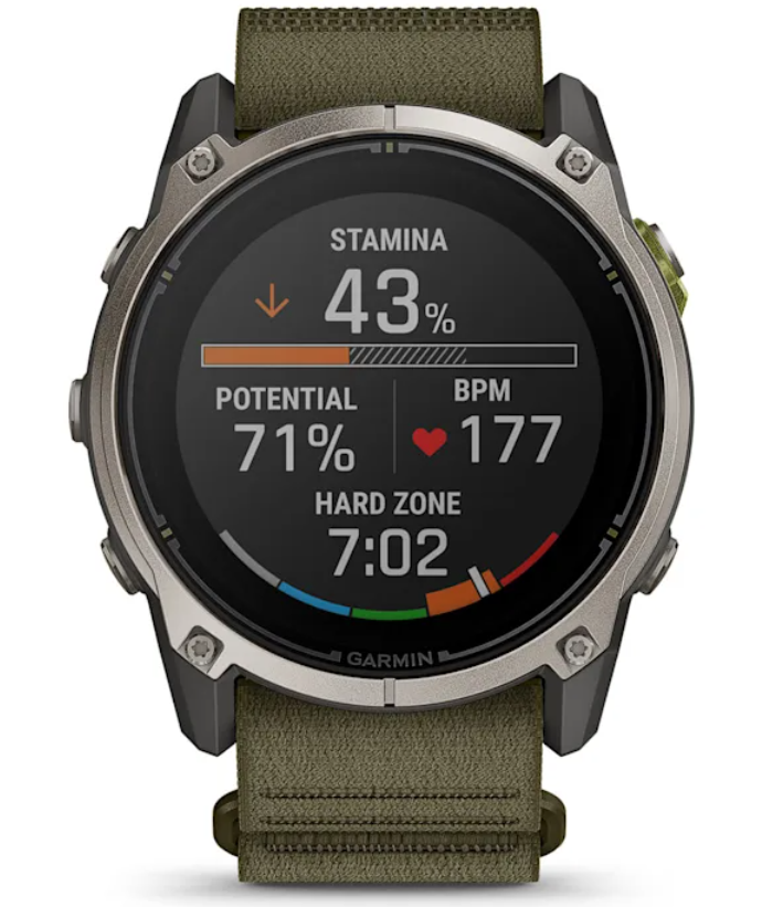 Garmin Enduro 4 Premium GPS Smartwatch, Sapphire, Solar Charging, Ultralight Design, LED Flashlight, Advanced Training & Endurance Features, TopoActive Maps (010-04799-00)