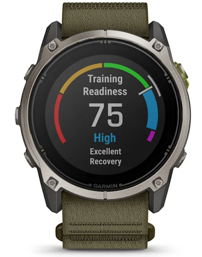 Garmin Enduro 4 Premium GPS Smartwatch, Sapphire, Solar Charging, Ultralight Design, LED Flashlight, Advanced Training & Endurance Features, TopoActive Maps (010-04799-00)