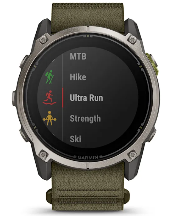 Garmin Enduro 4 Premium GPS Smartwatch, Sapphire, Solar Charging, Ultralight Design, LED Flashlight, Advanced Training & Endurance Features, TopoActive Maps (010-04799-00)