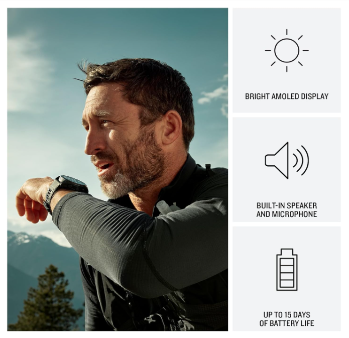 Garmin Fenix 8 Pro - 47 mm/51 mm AMOLED Sapphire Premium Connected Multisport GPS Smartwatch, inReach Technology | Wearable4U Bundle